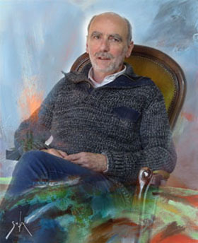 Portrait du peintre Bernard Sudre